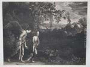Tobias And The Angel by Hendrick Goudt