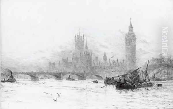 Westminster - Flood tide - view 1