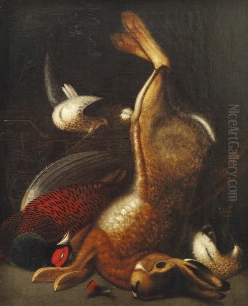 Hare, Pheasant And Two Snipe - view 1