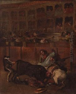 Escena Taurina by Francisco Goya Fuendetodos