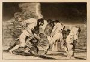 Hizonos Dios Y Maravillamos Nos (disparate Furioso) by Francisco Goya Fuendetodos