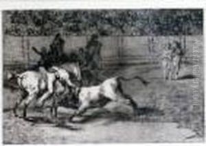 Mariano Caballos Tue Le Taureau by Francisco Goya Fuendetodos