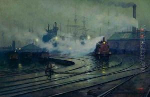 Cardiff Docks, 1896
