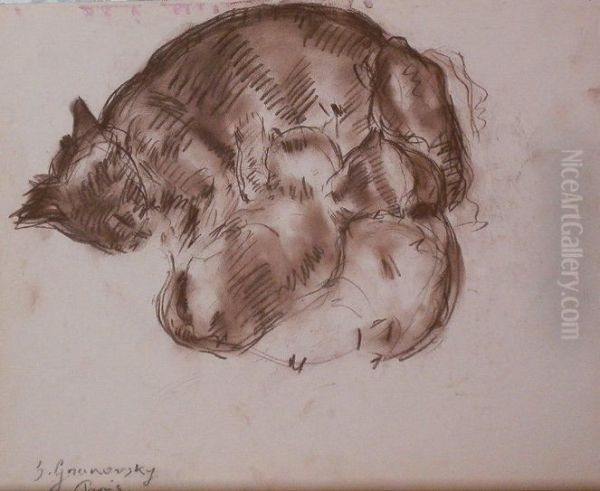 Chatte Et Ses Chatons - view 1