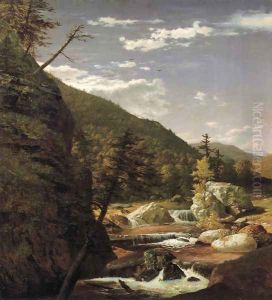 Mountain Pools by Gottlieb Daniel Paul Weber
