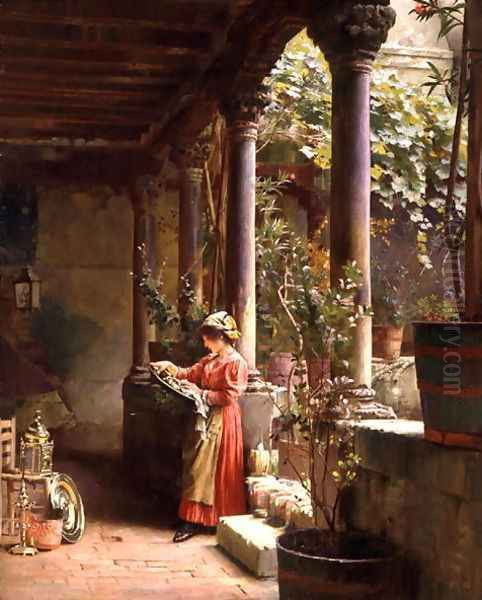 A Courtyard in Venice, 1896 - view 1