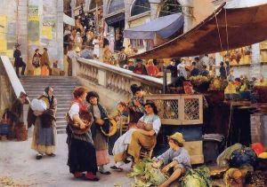 At the Foot of the Rialto, Venice