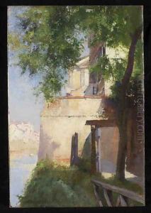 A View of Venice from a Terrac by Henry Woods