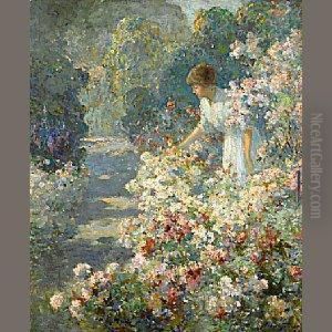 Morning In The Garden by Abbott Fuller Graves