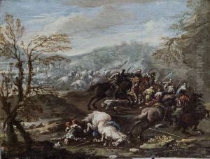 Scontro Di Cavalieri by Ciccio Graziani