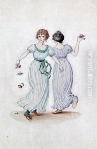 Two Maidens Dancing by Kate Greenaway