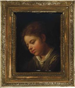 Portrait Of A Young Boy by Jean Baptiste Greuze