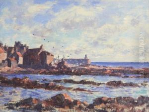 Scottish Coastal View by Walter Graham Grieve