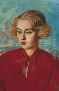 Woman In Red