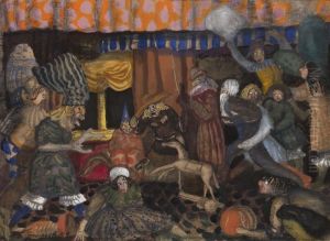 Children's Masquerade by Boris Dmitrievich Grigoriev
