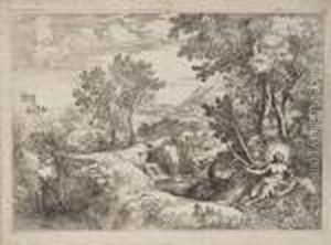 Paysage Avec Sainte Marie Madeleine by Giovanni Francesco Grimaldi