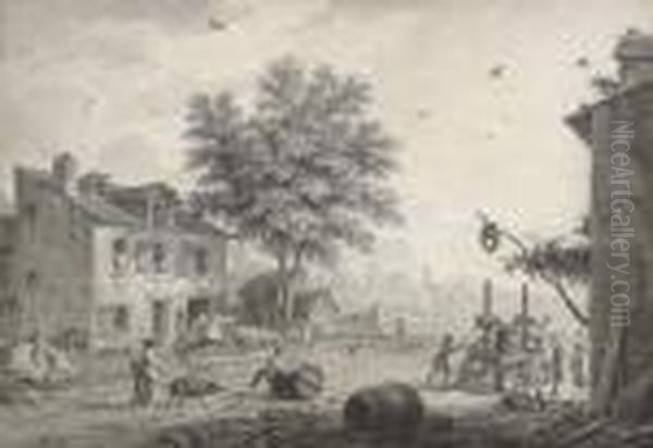 A Village Scene - view 1