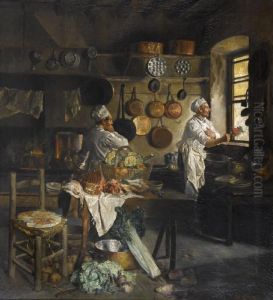Le Cuisinier Galant by Francois Adolphe Grison