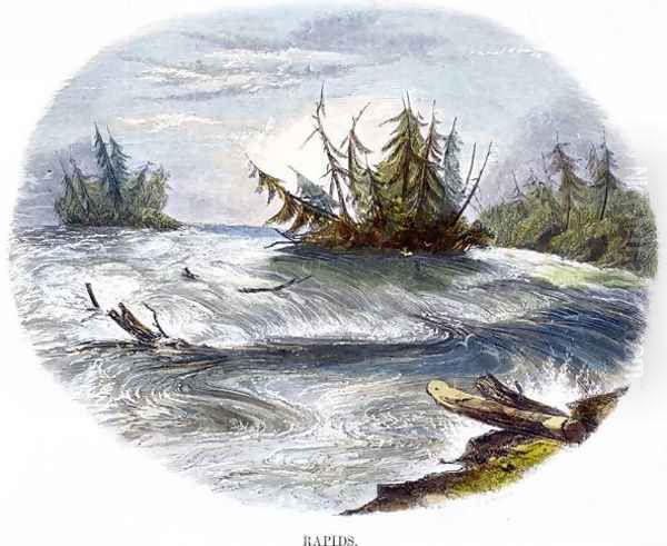 Rapids, from Phenomena of Nature, 1849 - view 1
