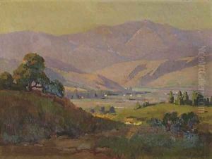 Mountain Valley by Elmer Wachtel