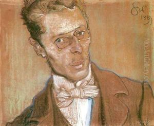 Portrait of Wincenty Parvi by Stanislaw Wyspianski
