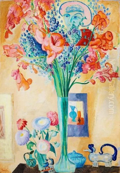 Still Life With Gladiolus - view 1