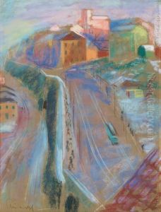 View Over Stockholm by Isaac Grunewald