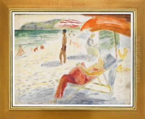 Pa Stranden by Isaac Grunewald