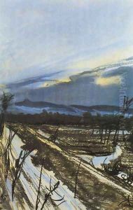 View of Kosciuszko Mound by Stanislaw Wyspianski