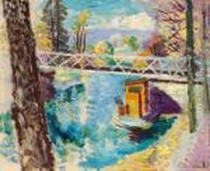Summertime At Djurgardsbrunn, Stockholm by Isaac Grunewald