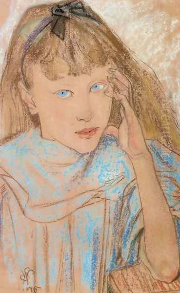 Girl With Blue Eyes - view 1