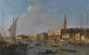 Venice, A View Of The Palazzo
Ducale And The Molo From The Bacino Di San Marco, Looking
West-north-west by Francesco Guardi