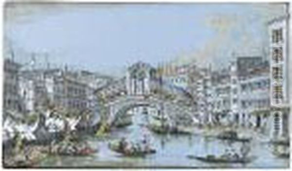 View Of The Ponte Di Rialto, Venice - view 1