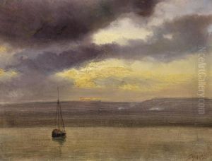 Fishing Boat On The Sea by Theodore Gudin