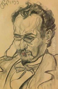 Portrait of Antoni Lange by Stanislaw Wyspianski