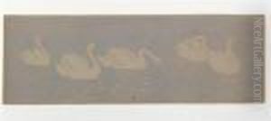Les Cygnes by Henri Charles Guerard