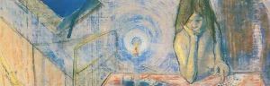 Solitaire by the Candle Light by Stanislaw Wyspianski