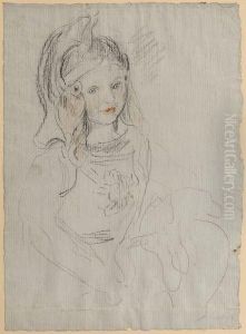 Petite Fille by Francois Joseph Guiguet