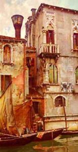 A Venetian Backwater by Logsdail William