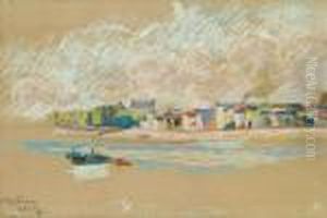 Landschaft Bei Ivry by Armand Guillaumin
