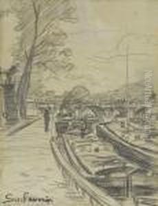 Quai De La Seine by Armand Guillaumin