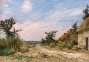 Le Chemin Devant Le Hameau