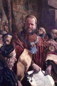 Sancho Panza Corrects Abuses in the Isle of Barataria