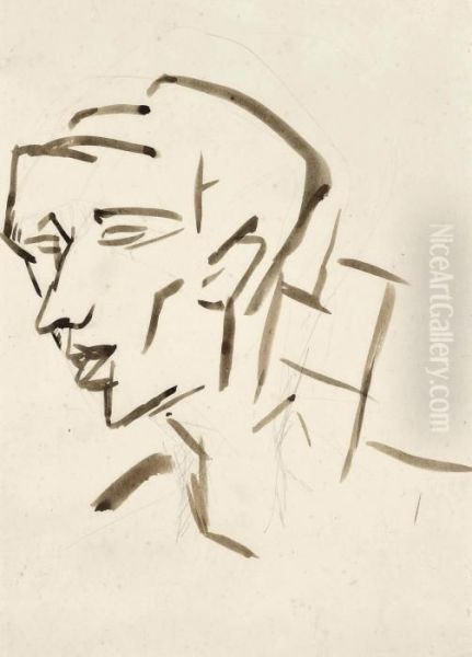 Cubist Head - view 1