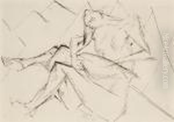 Seated Figure Drawing - view 1
