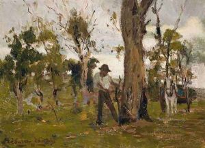 Wood Gatherer by Walter Withers