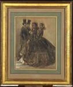 Elegants Ou La Rencontre by Constantin Guys