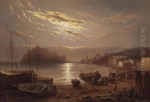Evening In A Fishing Village - view 1