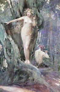The Magic of Pan's Flute by John Reinhard Weguelin