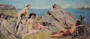 Bacchus and the Choir of Nymphs by John Reinhard Weguelin
